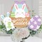 Big Dot of Happiness Spring Easter Bunny - Happy Easter Party Centerpiece Sticks - Table Toppers - Set of 15